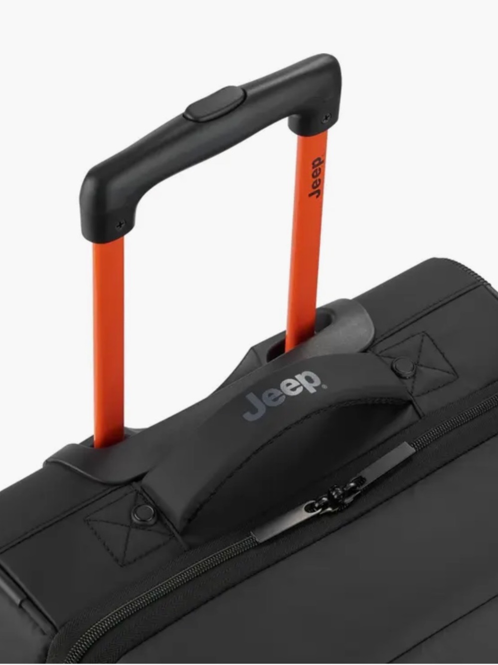 Jeep Black Carry-On with Orange Telescopic Handle - Picture 7 of 16